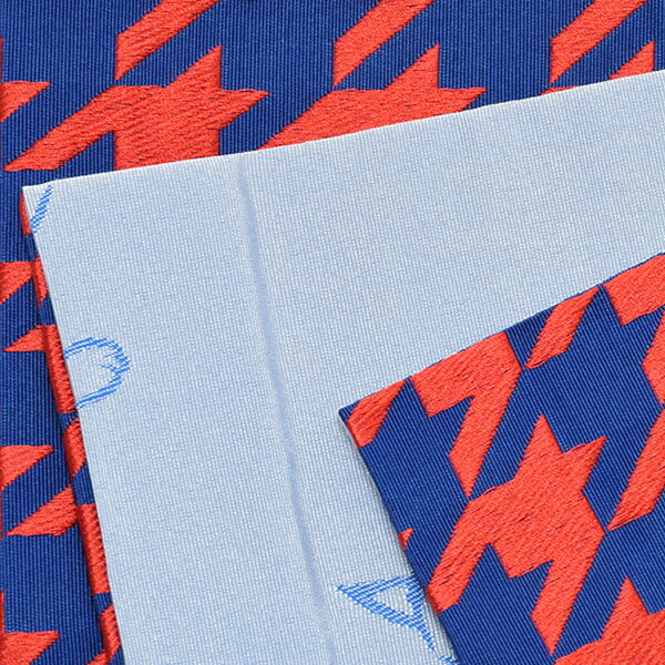 【Prices down2】京都きもの町オリジナル 浴衣帯単品「千鳥　紺×赤」＜16浴衣帯12...