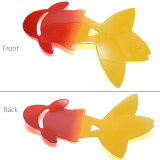 プレート帯飾り「赤×黄色金魚」和装小物帯プレート浴衣小物<H>【メール便不可】