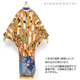 京都きもの町オリジナル羽織単品「金茶色変わり縞」S、F、TL、LL洗える羽織女性羽織レトロポリエステルアンティーク調ブラック縞【メール便不可】