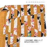 京都きもの町オリジナル羽織単品「金茶色変わり縞」S、F、TL、LL洗える羽織女性羽織レトロポリエステルアンティーク調ブラック縞【メール便不可】