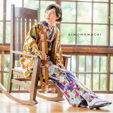 京都きもの町オリジナル羽織単品「金茶色変わり縞」S、F、TL、LL洗える羽織女性羽織レトロポリエステルアンティーク調ブラック縞【メール便不可】