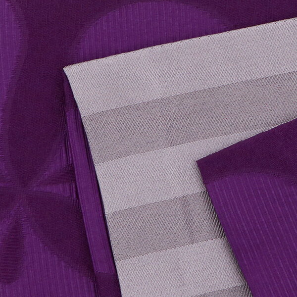 【Prices down2】京都きもの町オリジナル 浴衣帯単品「バイオレット　カタバミ」小袋帯 細帯 四寸 日本製 ＜17浴衣帯5＞【メール便不可】ss2603oyk50