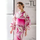 (浴衣SALE最大77%OFF 7/17迄)【Prices down2】TLサイズ 浴衣単品「ラズベリーレッド 麻の葉」女性浴衣 プレタ浴衣 レディース浴衣 お...