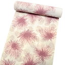 【Prices down2】洗える着物 セミオーダー洗える着物「ピンクパープル 花」クイーンサイズ 洒落着 お仕立て代込み 袷着物 単衣着物 <H>【メール便不可】ss2509kck25