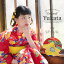浴衣 京都きもの町オリジナル 浴衣単品「赤色 椿」S、フリー、TL、LL レトロ 女性浴衣 花火大会、夏祭り、夏フェスに 浴衣 赤 レッド 花柄 椿 椿柄 ゆかた 4サイズ 【メール便不可】
