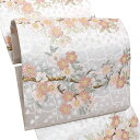 【Prices down4】礼装 袋帯「瓦地桜枝文」未仕立て 正絹帯 礼装帯 フォーマル 【メール便不可】<T>ss2506ofr10