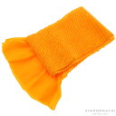 【Prices down2】総絞り 帯揚げ「黄色」七五三に こども帯揚げ 正絹帯揚げ 子供 <H>【メール便対応可】ss2503wkk15