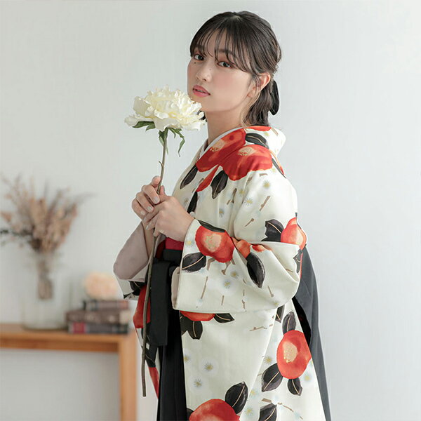 桜の刺繍の袴　華やかな刺繍入り袴　袴 レディース 単品 卒業袴　単色　桜の刺繍　...
