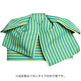 作り帯浴衣セット「クリーム菊とオウム」S、F、TL、LL女性浴衣変わり織りレディース浴衣【メール便不可】