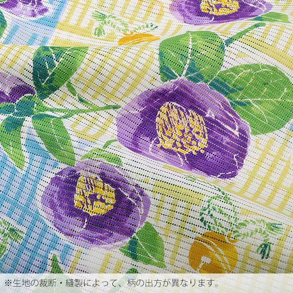 みすゞうた 浴衣単品「紫色　椿と鈴」ブランド浴衣単品 レディース 浴衣単品 変わ...