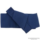 【Prices down】ワンタッチ 角帯「紺青色 格子」作り帯 男性浴衣 付け帯 メンズ 【メール便不可】ss2406men20