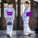 HANAE MORI 浴衣セット「ブルーグレー フラワー」ブ...