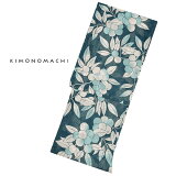 浴衣レディース「木の実縹色(はなだいろ)」綿絽大人個性的花火大会夏祭り女性浴衣女性ゆかた浴衣単品夏着物きもの町オリジナルKIMONOMACHI【メール便不可】