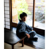 あたたか冬用作務衣「黒、茶、青、赤」全4色サイズ:SMLLL4サイズさむえSAMUE上下セット男女兼用【ラッピング無料】【メール便不可】