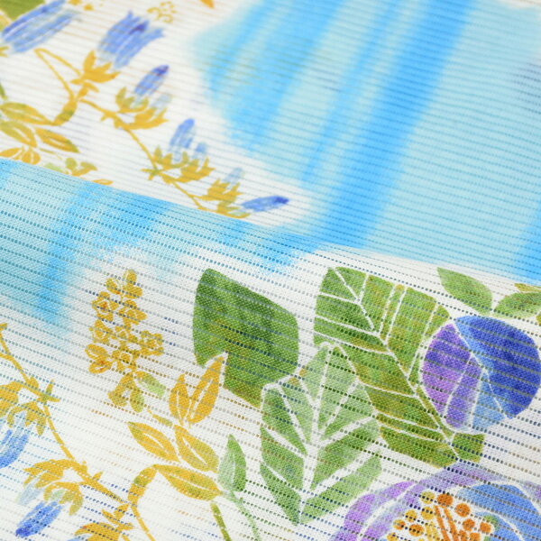 【Prices down2】ブランド浴衣単品 レディース 浴衣 「みすゞうた （m1904） 夏椿 水色」 大人浴衣 Fサイズ 女性用 女性浴衣 ゆかた 【メール便不可】ss2512ykl25