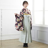 袴単品「アイスグレー椿の刺繍」卒業式袴レディース行燈袴SS/2S・S・M・L・LL/2Lサイズ女の子袴女性用袴単品【メール便不可】