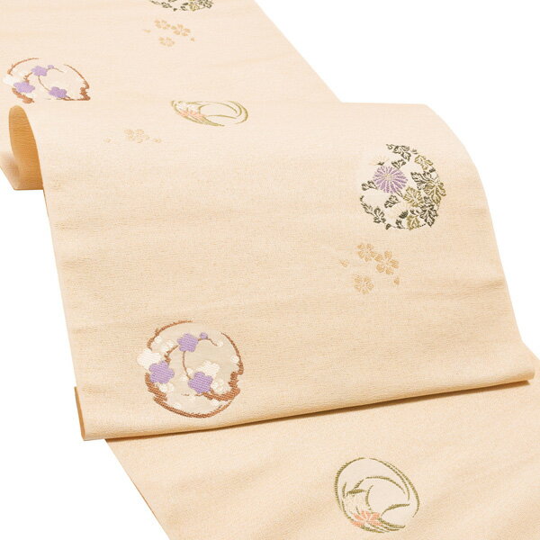 小紋、紬などの普段のお着物に お洒落な西陣織名古屋帯