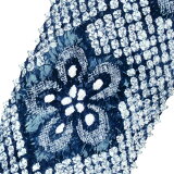 絞り浴衣反物「逸品ループ花」有松絞り女性浴衣レディース浴衣絞り浴衣綿浴衣未仕立て【メール便不可】