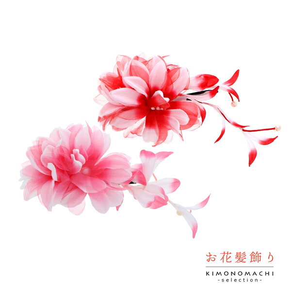 【Prices down3】【訳アリ】【アウトレット品】 クリップ髪飾り 「ダリアと房飾り クリップ 全2色」 ヘアアクセサリー 大人用・子供用 レディース 着...