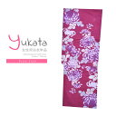 浴衣 レディース 単品 「赤　糸菊」 フリーサイズ yukata 【メール便不可】ss2403ykl10