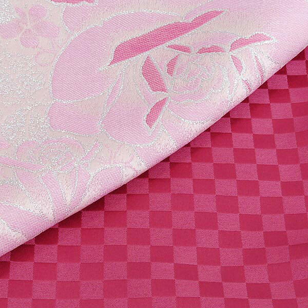【中古品】振袖 帯 振袖用袋帯 「ピンク 薔薇」 仕立て上がり 振袖用 礼装用袋帯 ポリエステル 成人式 貸衣装処分 レンタル処分品【メール便不可】ss2603ofk10