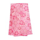 【中古品】振袖 帯 振袖用袋帯 「ピンク 桜」 仕立て上がり 振袖用 礼装用袋帯 ポリエステル 成人式 貸衣装処分 レンタル処分品【メール便不可】ss2506ofk10