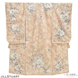 七五三 着物 7歳 ブランド 四つ身着物 単品 JILLSTUART ジルスチュアート 「ローズダスト　ボタニカルブーケ」 女の子 7才 女児用 子供着物 七才のお祝い着向け 【メール便不可】