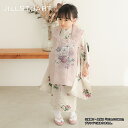 (七五三最大12000円OFF◆12/7迄)七五三 着物 3歳 女の子 ブランド被布セット JILLSTUART「ピンク　ローズブーケ」三歳女児被布セット 子供着物 フルセット 三才のお祝い着 3才向け【メール便不可】