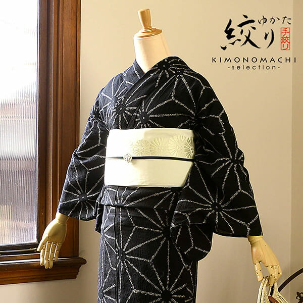 楽天市場】浴衣 絞り(柄麻の葉)(和服|レディース 楽天市場】浴衣 絞り(柄麻の葉)(和服|レディース