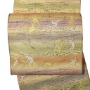 【新古品】仕立て上がり 袋帯 「暈しに高山寺鳥獣戯画」 西陣織 【メール便不可】ss2506ofk10