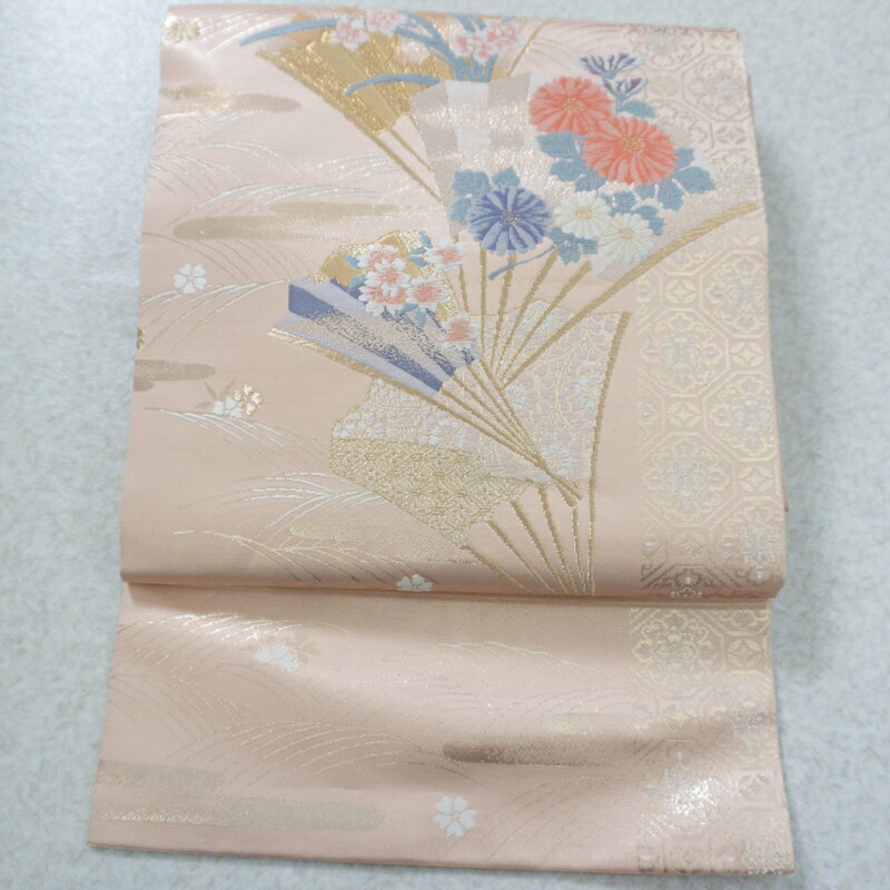 【合計3980円以上のお買い上げで送料無料】リサイクル帯 中古 正絹 八寸名古屋帯 リサイクル 帯 リメイク用 リサイクル帯 お洒落 レトロ 着付け練習用 カジュアル レディース kimono 和服