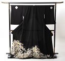 【レンタル】 黒留袖レンタル 着物レンタル 留袖 フルセット 黒留袖 レンタル 結婚式 披露宴 レンタル 母親 総刺繍 山口美術 親族 列席者 おすすめ 貸衣装 正絹 姉妹 叔母 伯母 MLサイズ品番:t-25-612 50代 60代(4)