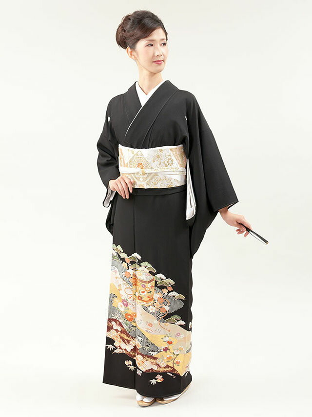 【レンタル】 黒留袖レンタル 着物