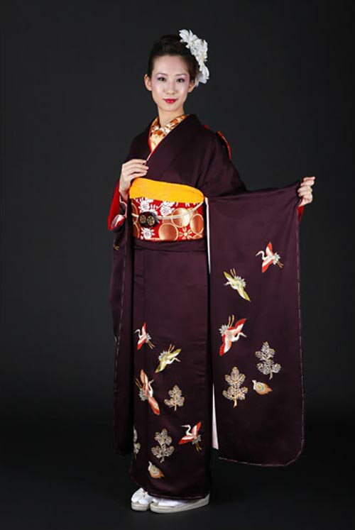 Rakuten - 【レンタル】 成人式 ご予約受付中■振袖 レンタル f67 振袖 セット　茶