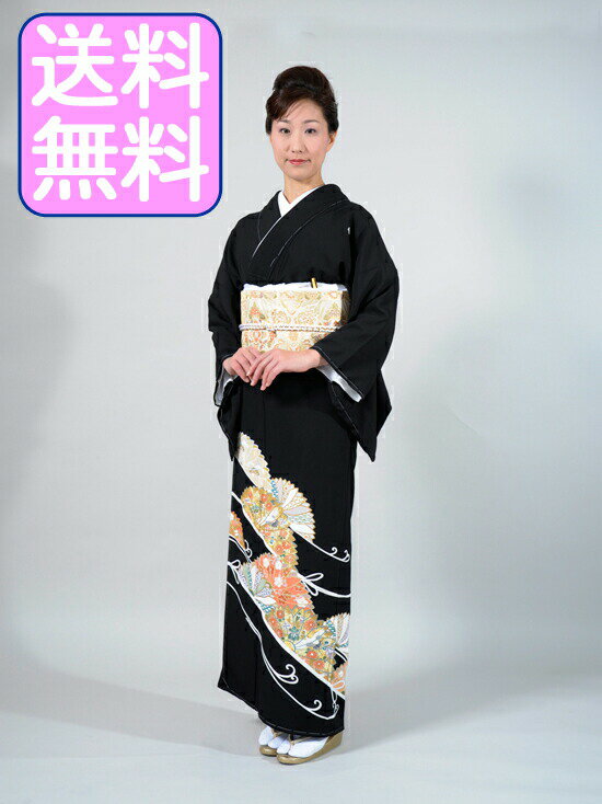 Rakuten - 【レンタル】 黒留袖レンタル 着物レンタル 留袖　TM-6 フルセット 黒留袖 レンタル 結婚式 披露宴 レンタル 母親 親族 列席者 おすすめ 貸衣装 正絹 姉妹 叔母 伯母 50代