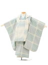 七五三 着物 3歳 レンタル 男の子 被布 3歳の着物レンタル(男の子) 七五三(3才男)A207白ぼかしドット×緑ターコイズ御召十柄|レンタル|3歳|男児|753 七五三 着物 3歳 男の子 七五三 着物 3歳 レンタル 男の子 七五三 着物 3歳 男の子|結婚式|披露宴|袴なし【レンタル】