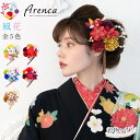 髪飾り 成人式 卒業式 Arenca アレンカ 風花 13点 No.8355 赤 青 黄 ベージュ ブルー 着物 フォトフレーム 写真 おしゃれ 華やか 袴 振...