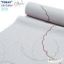 東レ シルック 反物 夏着物 夏物 紗系 洗える着物 小紋 薄物 着尺 グレー 薄グレー 薄灰 単品 お誂え オーダー 広幅 袷 単衣 羽織 コート
