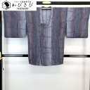 【お得なクーポン配布中】 夏物 道行コート 縦縞模様 水玉模様 グラデーション H-4091 着物 きもの kimono 和服 和装 中古 リサイクル着物 【送...