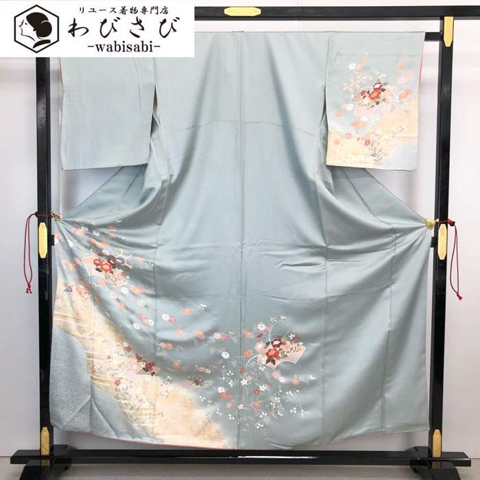 楽天市場】青(種類(着物)付下げ)(着物|和服):レディース 楽天市場】青(種類(着物)付下げ)(着物|和服):レディース