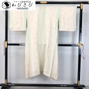 【お得なクーポン配布中】 長襦袢 麻の葉模様 絞り 暈し 乳白色 J-262 着物 きもの kimono 和服 和装 中古 リサイクル着物 【送料無料】