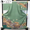 【お得なクーポン配布中】 訪問着 十日町桐谷翠山工房 臈纐纈師 辻が花絞り トールサイズ K-4935 着物 きもの kimono 和服 和装 中古 リサイクル...