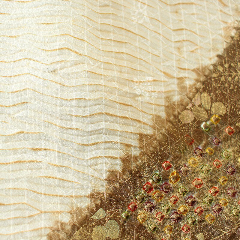 【レンタル】 訪問着 18点セット 訪問着レンタル フルセット h140 【往復送料無料】 訪問着 袷 Lサイズ レンタル 訪問着 正絹 ベージュ 花柄 古典 レンタル着物 結婚式 披露宴 お宮参り 七五三 入学式 卒業式