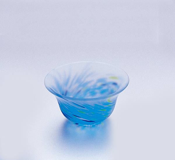 Rakuten - 凌5003 ブルー 青 蒼 水色 マーブル まだら模様 波 美しい 日本製 食器 ボウル 器 海 南国 神秘的 きれい お皿 おしゃれ インテリア カフェ 魚 衣装 風 河童橋 かっぱ橋 浅草 東京 水崎硝子 高級 ミシュラン レストラン ホテル 三ツ星 おすすめ デザイン プロ 美術