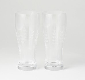 江戸切子ビールグラス 《江戸切子》《日本製》リーフペアビール【EDO KIRIKO cut glass】【お得】ペアグラス プレゼント 贈り物 ギフト 葉っぱ 植物 草 模様 かわいい おしゃれ ビアグラス ビール グラス セット ハイボール 母の日 父の日 結婚 お祝い ラッピング無料 ナチュラル 自然 デザイン