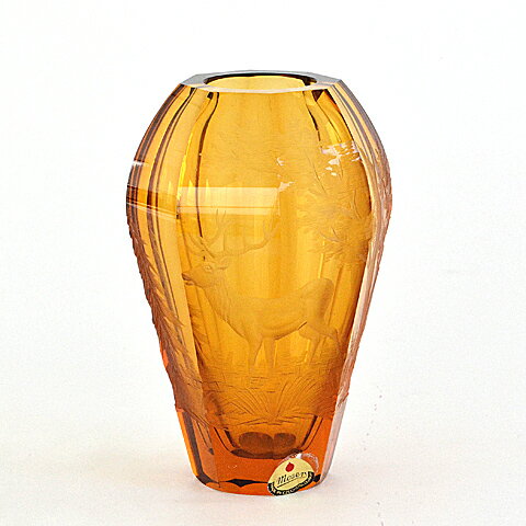 【送料無料】モーゼル 花瓶 鹿 20CM