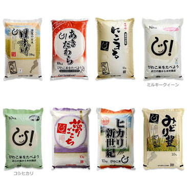 【福袋米】　白米　10kg 【令和元年：滋賀県産】【送料無料】 10kg×1袋でのお届けです♪