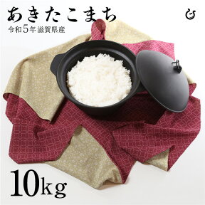 あきたこまち 白米 玄米 10kg 令和5年 滋賀県産 米 お米 送料無料 環境こだわり米 80