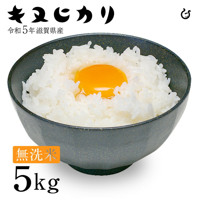 新米 ★★無洗米★★ キヌヒカリ 5kg 令和5年 滋賀県産 米 お米 送料無料 環...