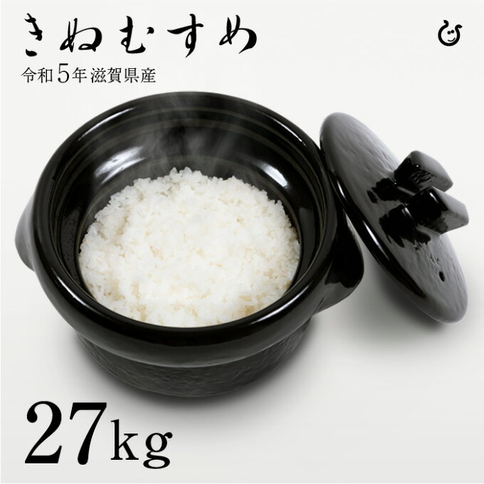 新米 きぬむすめ 白米 27kg 令和5年 滋賀県産 米 お米 送料無料...